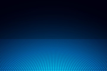 Abstract blue dots background with copy space