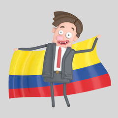 Man holding a big flag of Colombia.
Isolate. Easy automatic vectorization. Easy background remove. Easy color change. Easy combine. 4000x4000 - 300DPI For custom illustration contact me.