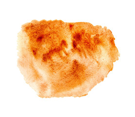 Abstract  brown watercolor background