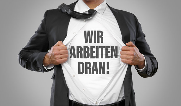 Wir arbeiten dran!