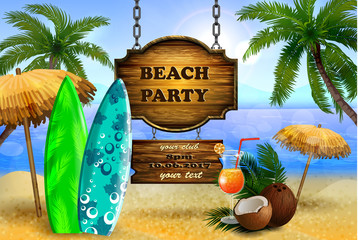 tropical vector background © bastinda18