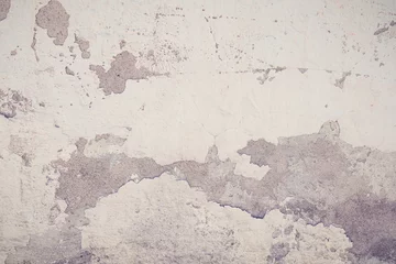 Fotobehang Verweerde muur Oude grungy muur met beschadigde pleistertextuur als achtergrond.