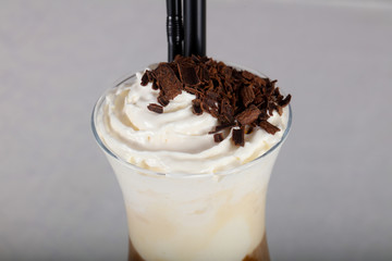 Coffee with ice-cream