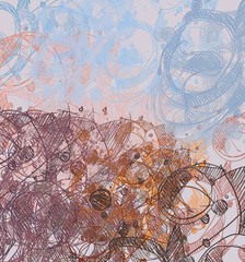 Abstract painting on canvas. Hand made art. Colorful texture. Modern artwork. Strokes of fat paint. Brushstrokes. Contemporary art. Artistic background image.