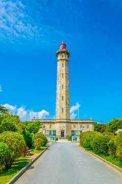 Phare des Baleines situated at Ile de Re, France