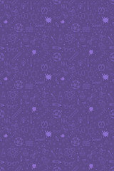 Back to school doodles background. Back to school seamless pattern. Hand drawn objects. Vector illustration.