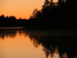Sunset Over Lake Kabetogama, Voyageurs National Park