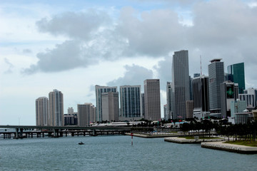 Fototapeta na wymiar Skyline Miami Beach
