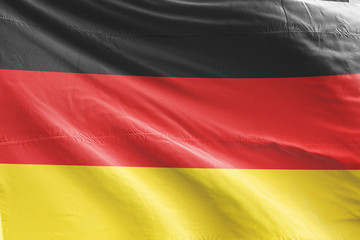 Isolated Germany Flag waving, 3D Realistic Germany Flag Rendered