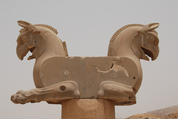 Homa, mythical  byrd from Persepolis, Iran