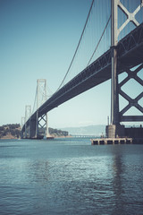 Oakland Bay Bridge San Francisco, California, USA.