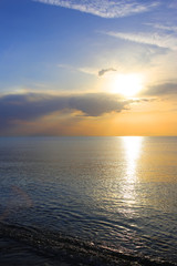Obraz premium Beautiful colorful sunrise