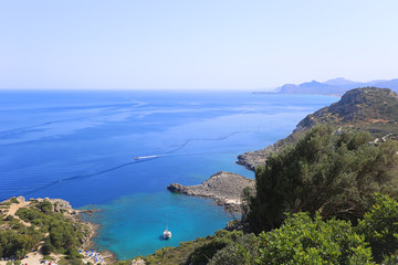 Ladiko Bay, Rhodes, Greece