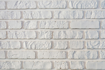 white brick wall