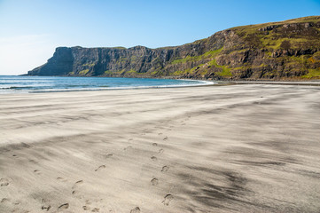 Black and White Sand patterns, Talisker Beach, Skye, Scotland