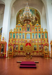 Naklejka premium Beautiful orthodox church interior