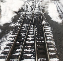 Fototapeta premium railway track