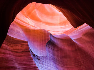 Obraz premium amazing shapes of antelope canyon, Arizona