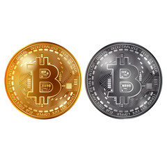 Bitcoin gold coins