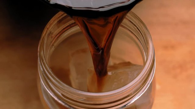 Pouring Cold Brew Coffee