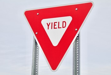 Red Yield Sign