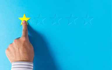 Negative feedback - hand choosing 1 star rating