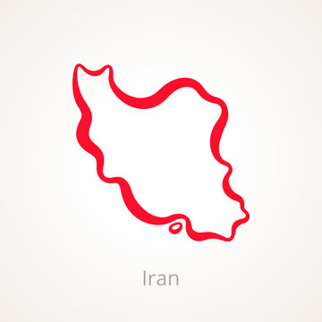 Iran - Outline Map