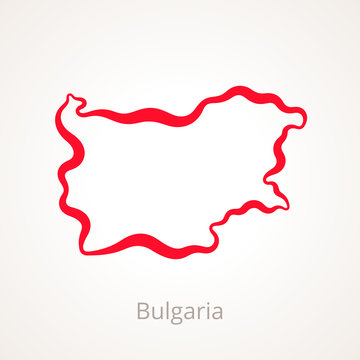Bulgaria - Outline Map
