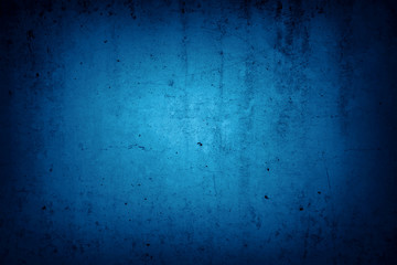 Obraz premium Blue concrete stone texture wall background
