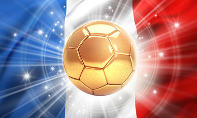 Naklejka premium France champion of the world
