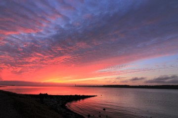 Obraz premium dramatische Wolken an der Ostsee