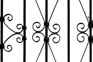 Forged lattice pattern details the isolate