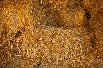 Hay in the hayloft background