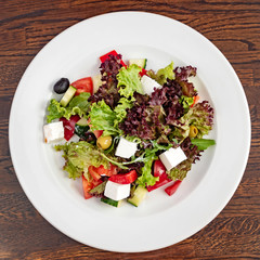 greek salad with feta