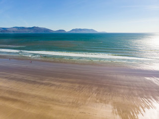 Inch beach, wonderful 5km long stretch of glorious sand and dunes, popular for surfing, swimming and fishing, Dingle Peninsula, Ireland