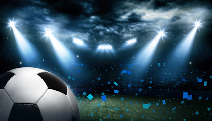 Fototapeta premium Fussball Stadion