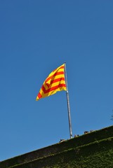 Flaga Katalonii - obrazy, fototapety, plakaty