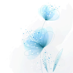 vector background with Flower 100