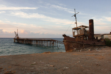 Ship wreck in Cyprus