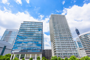Fototapeta premium 横浜の高層マンション High-rise condominium in Yokohama