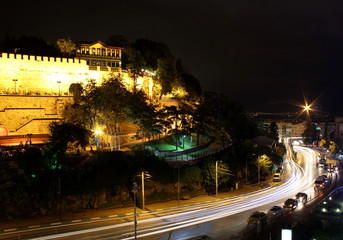 Fototapeta na wymiar Bursa city night view
