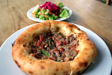 Cantik Pide, Local food in Bursa, Turkey