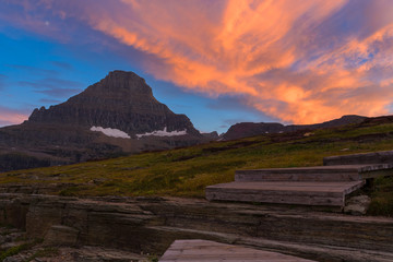 Glacier National Park Sunset
