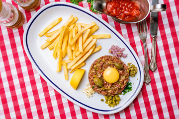 Tartare from beef