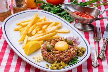 Tartare from beef