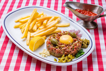 Tartare from beef