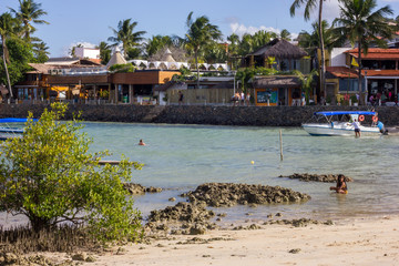 third beach coast, Morro Sao Paulo, Brazil, holidays