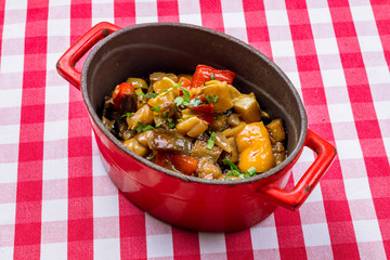 vegetable Ratatouille on plate