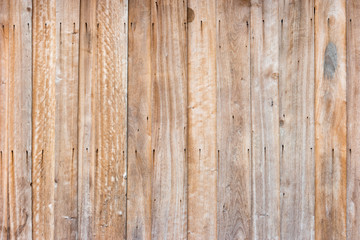 Old wood plank wall texture background (natural wood patterns) for design.