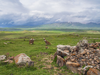 Ancient Observatory of Zorats Karer, Karahunj, Famous Armenian Stonhenge in Sisian, Armenia  22
